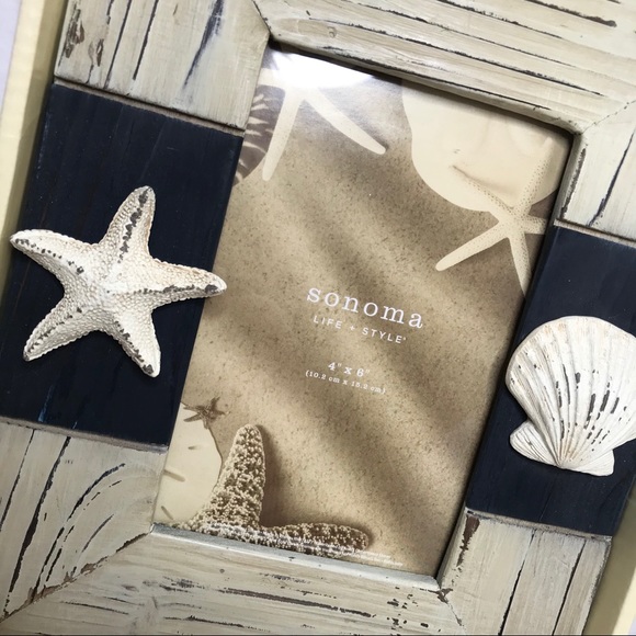 Sonoma Seashell Beach Cabin Picture Frame - Picture 2 of 5
